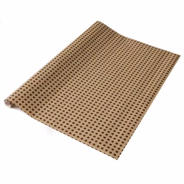 D-C-Fix Woven Cane Self Adhesive Vinyl Wrap Film, Brown, W: 67.5 cm, L: 500 cm