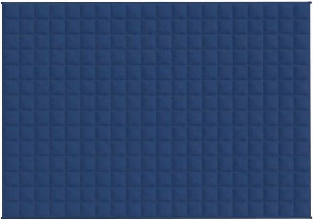 Berkfield Home Blue Weighted Blanket, 6 kg, W: 140 cm, D: 200 cm