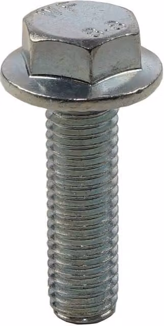 Unifix Grade 8.8 Hex Serrated Flange Bolts, Galvanised Silver, Pack of 100