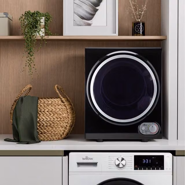 Willow Vented Countertop Dryer 2.5kg, Black