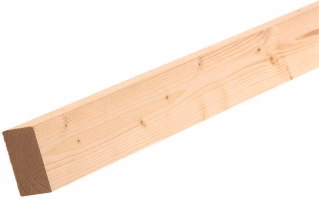 Snowdon Timber Products Ltd Pack of 12 Planed Softwood Square Edge Timber, Natural/Beige, W: 34 mm, L: 1.8 m, T: 44 mm
