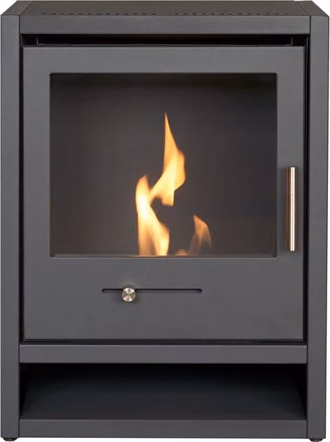 OKO S1 Bio Ethanol Stove in Anthracite and Black
