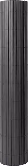 Outsunny 2-Piece Plastic Privacy Screening Fence, Waterproof Windbreak, Anthracite Grey