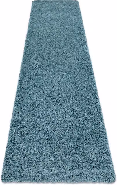RugsX Soffi Blue Woven Polypropylene Runner, W/D/H: 70 x 250 cm