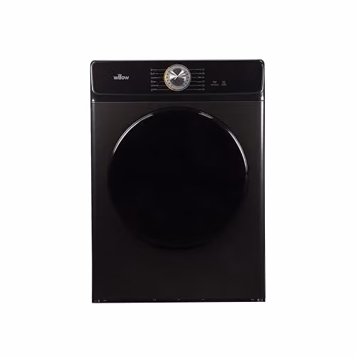 Willow W8TDB 8kg Vented Front Loading Tumble Dryer, Black