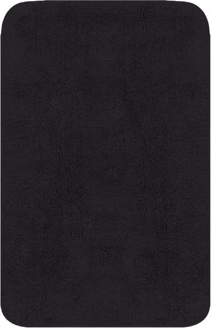Berkfield Home Non-Slip Cotton Bathroom Mat Set of 2 in Anthracite Black