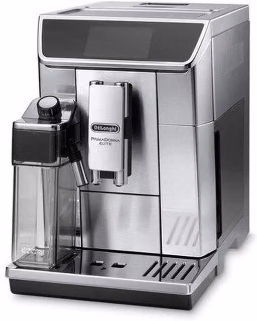De'Longhi Primadonna Elite Bean to Cup Coffee Machine in Silver Stainless Steel