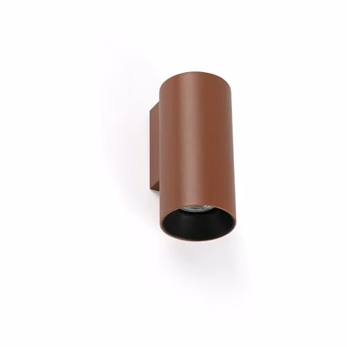 Netlighting Stan Wall Lamp in Terracotta Ceramic and Metal, H: 16.0 cm, W: 7.0 cm