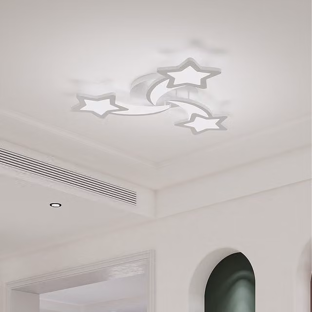Komore Shooting Star LED Ceiling Light, White, 33W