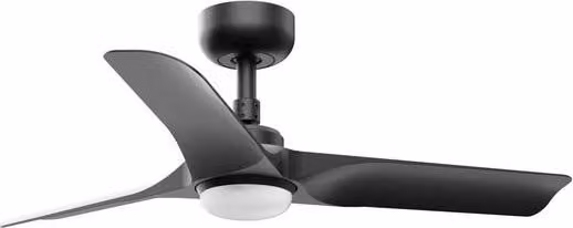 Netlighting Hey Small 90cm LED Ceiling Fan in Black