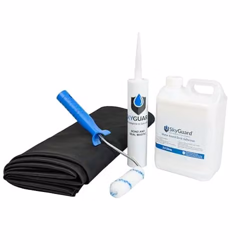 SkyGuard EPDM Rubber Shed Roof Kit in Black