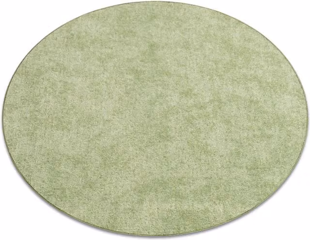 RugsX Serenade Round Rug in Green, Diameter: 100 cm