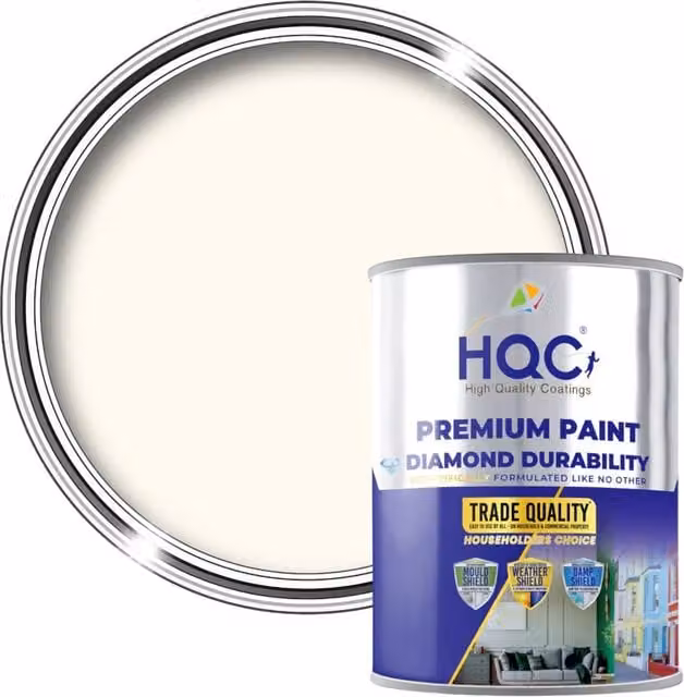 HQC PAINTS White Water-Based Insulating Anti-Condensation and Mould-Resistant Base Coat, 10 l