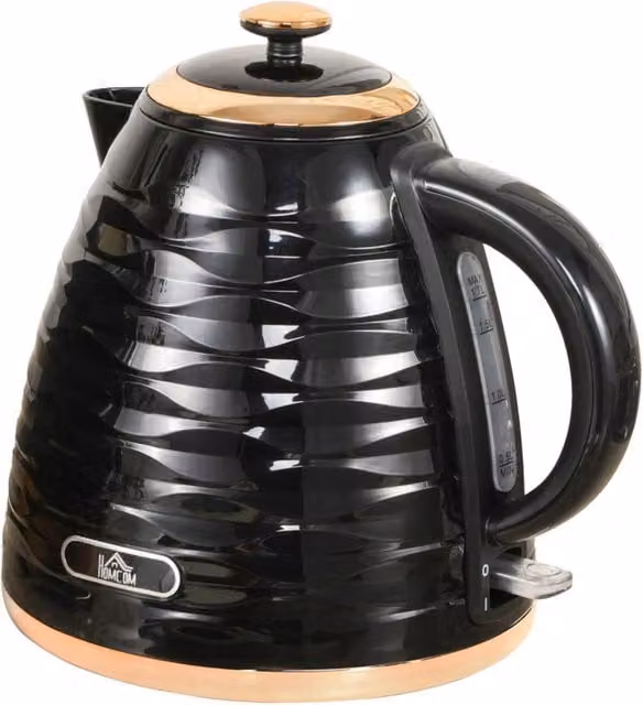 Rolipo 3kW Rapid Boil Honeycomb Kettle in Black, 1.7 l