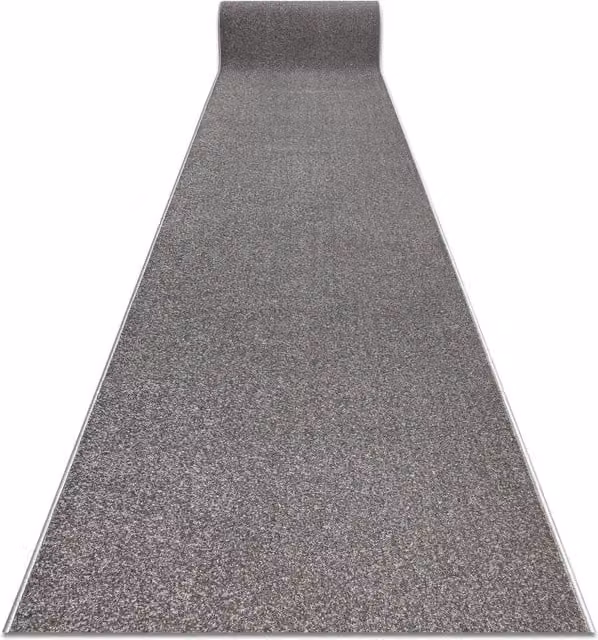RugsX Karmel Plain Grey Rectangular Runner, W: 160 cm, D: 120 cm