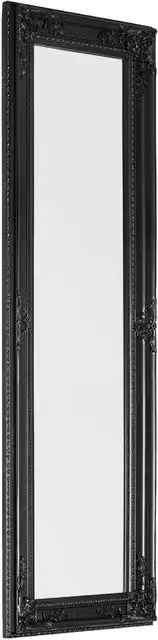 Julian Bowen Palais Antique Freestanding Rectangular Dress Mirror, Black, H 130 cm x W 40 cm x D 1 cm