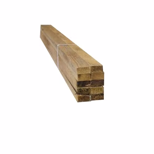 Snowdon Timber Treated Brown 2x1 Batten, 10 Pack, W/D/H: 50 x 25 x 2400 mm