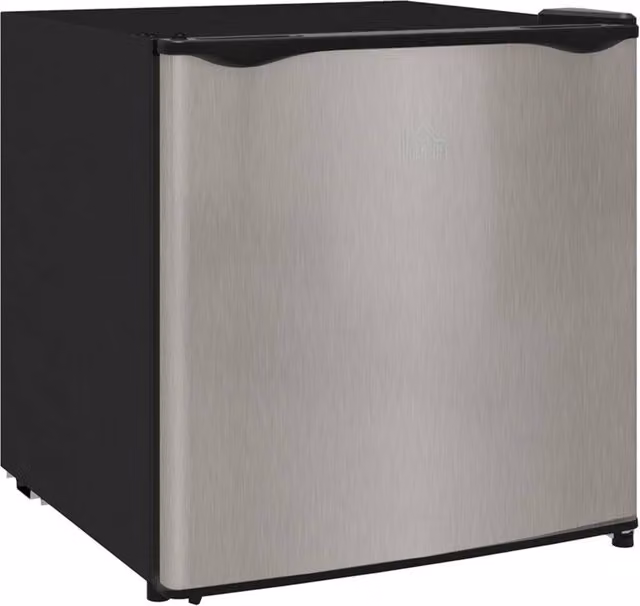 Rolipo 35L Mini Compressor Freezer in Silver Tone with Reversible Door