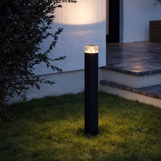 Eglo Castelnuovo Black Aluminium IP65 Outdoor Path Light