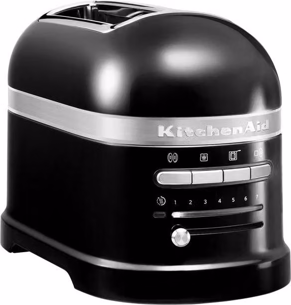KitchenAid Artisan 2 Slot Toaster in Black with Digital Display and Timer