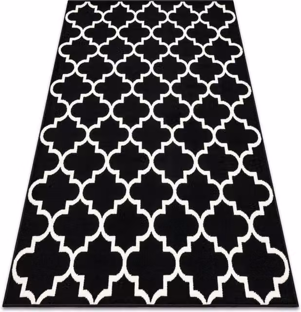RugsX Morad Vintage Black Rectangular Rug, W: 200 cm, D: 300 cm