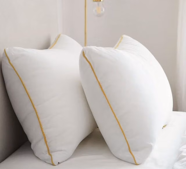 Brightr Sleep Nox Soft Down Alternative Microfibre Pillows, 2 Pack, White