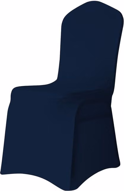 Neel Blue 10-Piece Navy Blue Spandex Polyester Stretch Dining Chair Covers, Washable and Removable Slipcovers