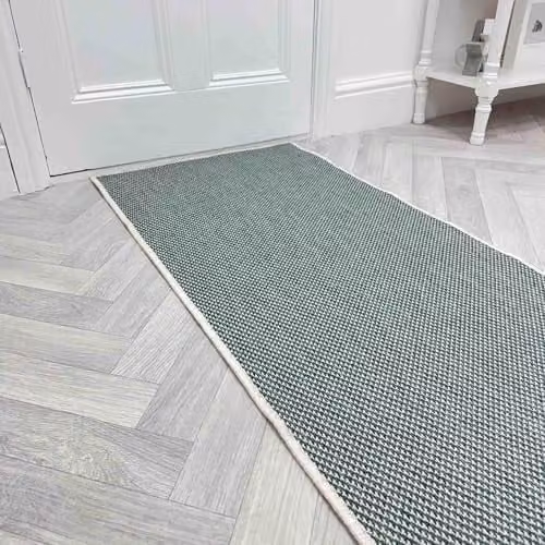 runrug Reversible Indoor/Outdoor Hallway Runner Rug, Green, W: 60 cm, L: 240 cm