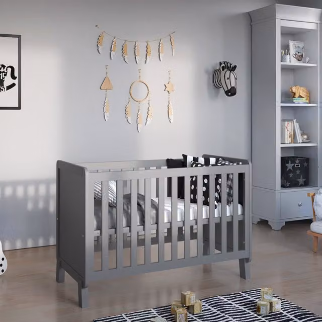 Love For Sleep Francis Cot Bed in Grey