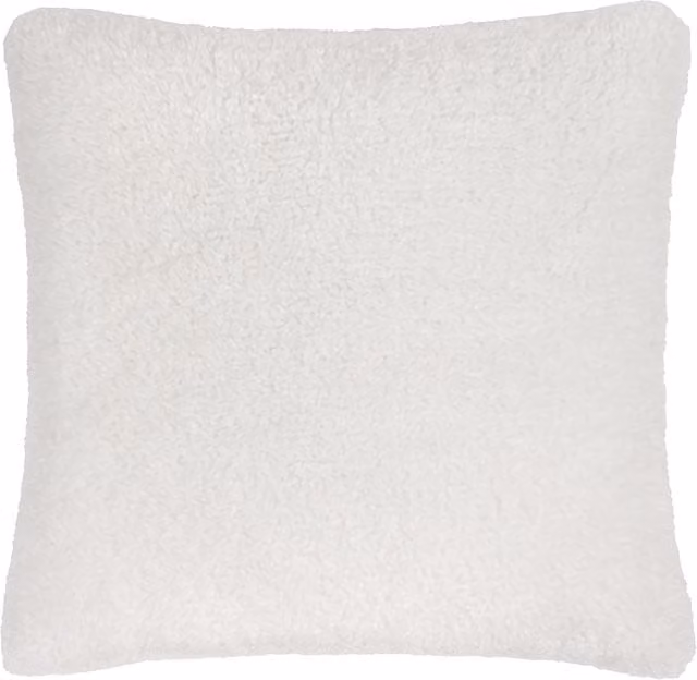 Make it a Home Olann Faux Shearling Cushion in Ecru, W: 55 cm x D: 55 cm