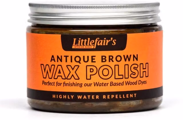 Littlefairs Water Repellent Quick Drying Wax Polish in Antique Brown, 20 l