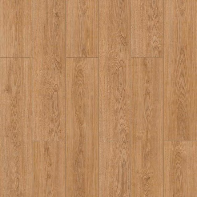 Vinyl Flooring UK Step 12mm Click Laminate Wood Effect Flooring in Brown, 8 Planks, Covers 1.875sqm