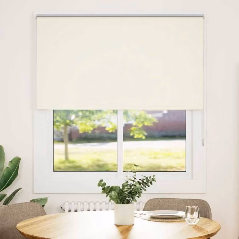 Berkfield Home Blackout Roller Blind, Off-White, W: 70 cm, H: 210 cm