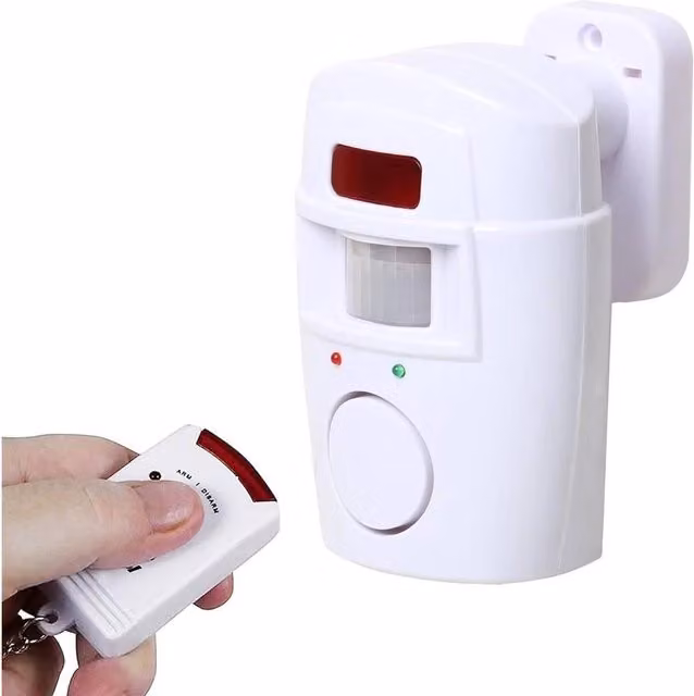 FLAVORA Wireless WiFi Driveway Alarm Security System in White