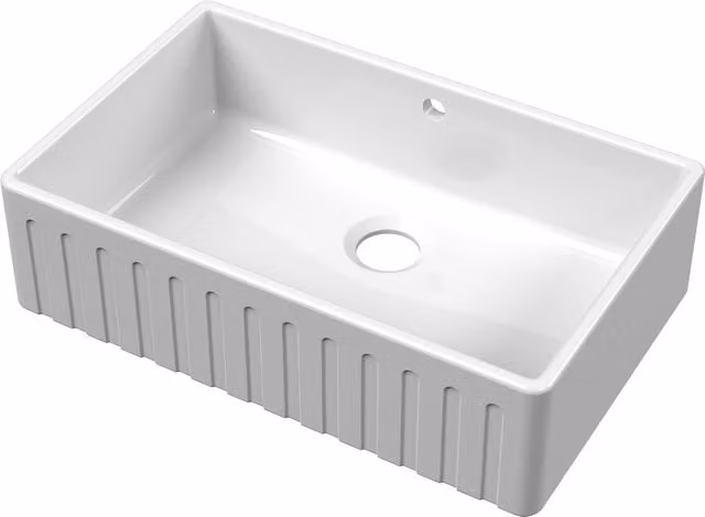 Balterley White Ceramic Undermount Butler Sink