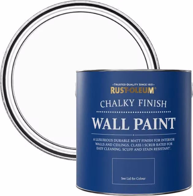Rust-Oleum Moonstone Matt Water-Based Chalky Wall Paint, 2.5 l