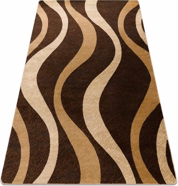 RugsX Royal Abstract Retro Rug in Brown, W: 200 cm, D: 290 cm