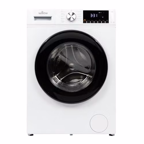 Willow White Front Loader Washing Machine with 1400 Spin and Child Lock