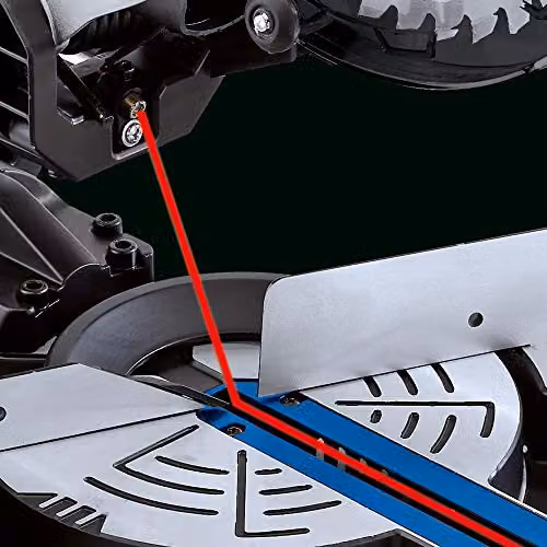 Draper 90170 230V Blue 255mm Sliding Compound Mitre Saw