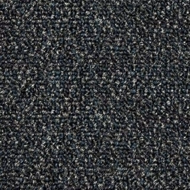 Vinyl Flooring UK HypD Contract Carpet Tiles in True Black, 5.4mm Tufted Loop Pile, 5m2 (20 Tiles Per Box)
