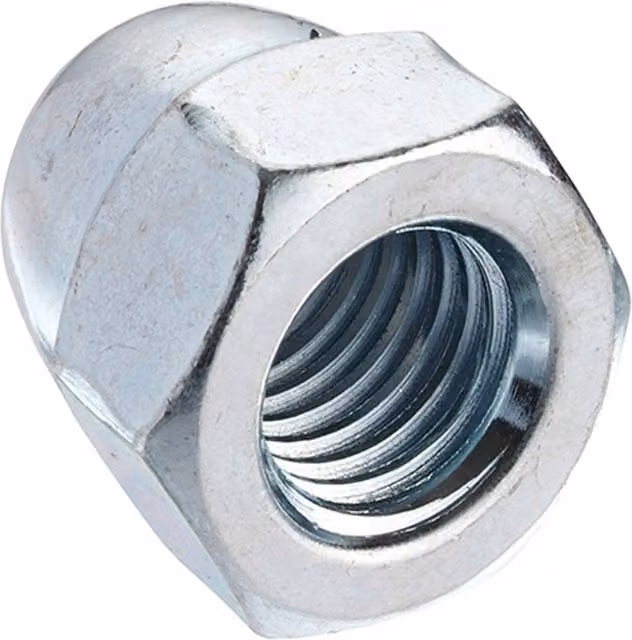 Unifix Class 6 Dome Nuts BZP DIN 1587 M6 x 1.00 Grey ESDNCZM06