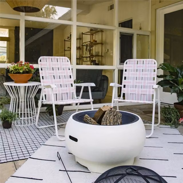 Dorel Home Novogratz Priscilla Folding Chair in Pink Rosewater