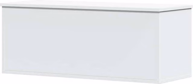 Berkfield Home White MDF Storage Box W/D/H: 90 x 35 x 35 cm