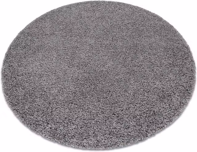 RugsX Soffi Round Grey Polypropylene Rug, Diameter: 160 cm