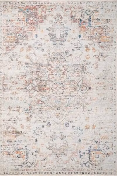 Kukoon Washable and Non-Slip Large Area Rug for Living Room or Bedroom, Ivory, W: 160 cm, L: 230 cm