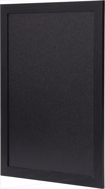Deflecto Wall Mounted Black Chalkboard, Width: 60 cm