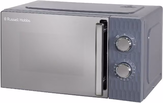 Russell Hobbs RHMM715 Manual Solo Microwave, 17 Litre, 700W, Grey