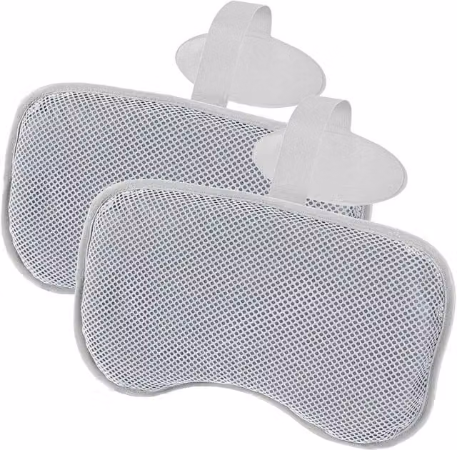 Kelvenix Contoured Padded Neck and Head Support Pillow in Grey for Lay-Z-Spa