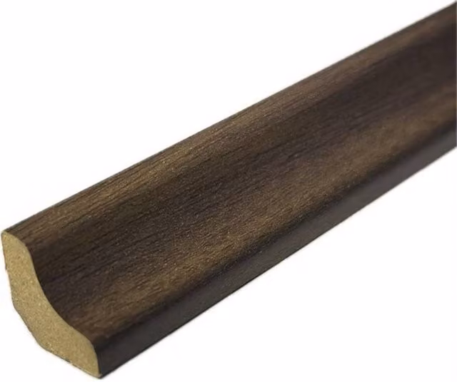 Vinyl Flooring UK Scotia Beading Moulding in Dark Walnut Brown, Pack of 5