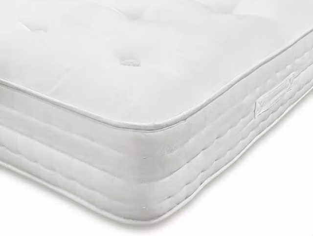 ASC Cashmere Pocket 1000 Small Double Mattress, White, W: 120 cm, D: 200 cm